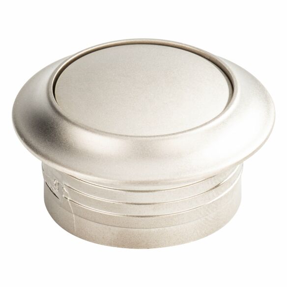 Druckknopf, chrom matt
