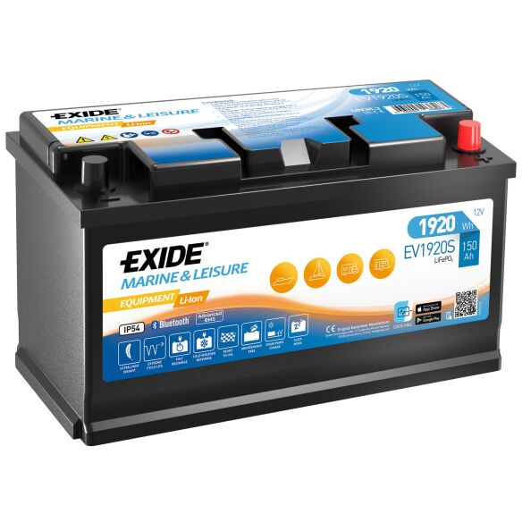 Lithium Batterie mit Heizung und Bluetooth, 150 Ah