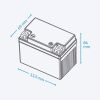 Lithium Batterie 4 Ah ECTIVE x Clesana LC4CS