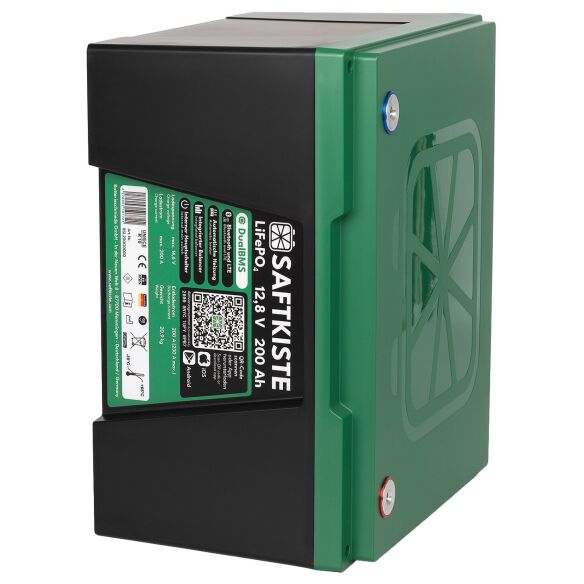 Lithium Batterie, Batteriepole oben, 200 Ah