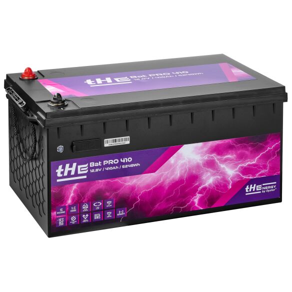 Lithium Batterie Premium LiFePO₄ tHE BatPro 410, 12,8 V, 410 Ah