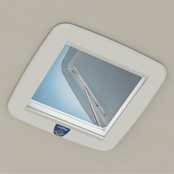 Dachhaube roofSTAR 4 mit LED, Bügel, mit Zwangsbelüftung
