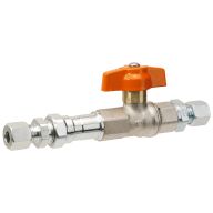 Kugelhahn mit TAE PS 5 bar, bds. RVS 8 311/474