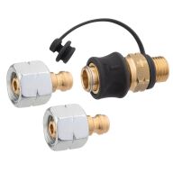 Steckkupplung Set Typ SKU-QR, G 1/4 LH-KN x SKU und 2 x STN x G 1/4 LH-ÜM 350/457