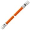 Gas-Hochdruckschlauchleitung 10 bar mit KST G 1/4 LH-ÜM x RVS 8 x 2000