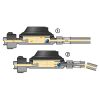 Gasregler, Grillregler mit Schlauchbruchsicherung, EN61, 1,5 kg/h 50 mbar