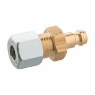 Stecknippel für Steckkupplung SKU-QR, RVS 8 350/459