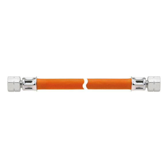 Mitteldruck-Schlauchleitung 10 bar, G 1/4 LH-ÜM x G 1/4 LH-ÜM, 800 mm