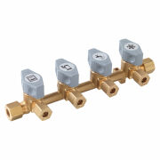 Verteilerblock Marine, RVS 8 x 4 x RVS 8