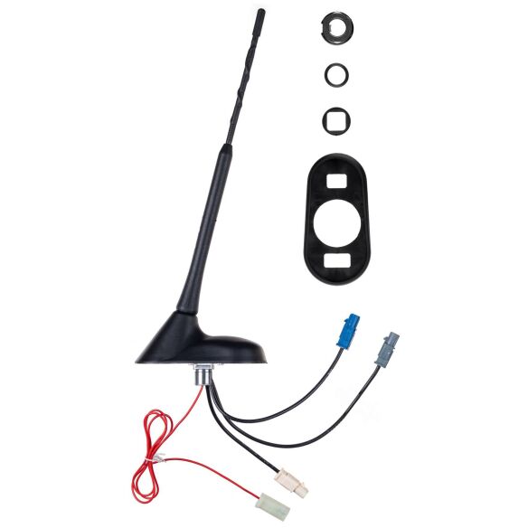 Aktive FM/DAB+/GPS Kombiflex-Dachantenne, 12 Volt
