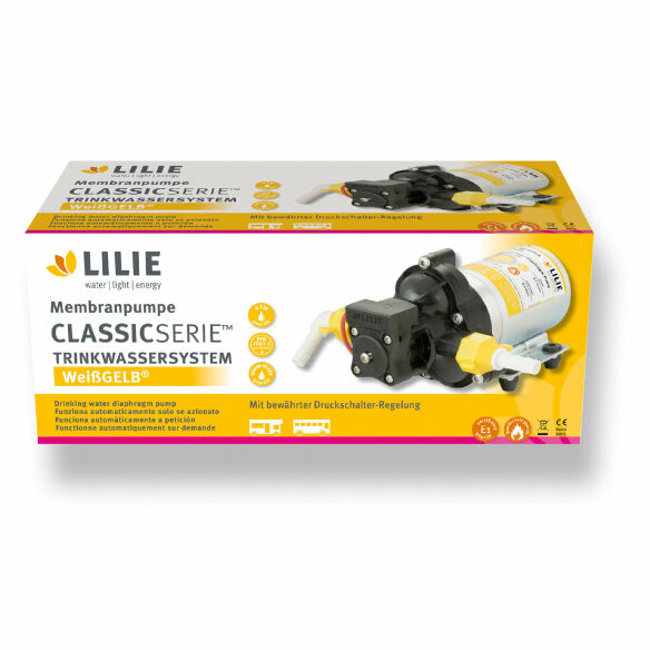 Membranpumpe CLASSICSERIE™ Trinkwassersystem WeißGELB®, 2,1 bar | 10,6 l/min
