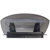 Dachhaube VisionVent S pro mit Fliegengitter, schwarz