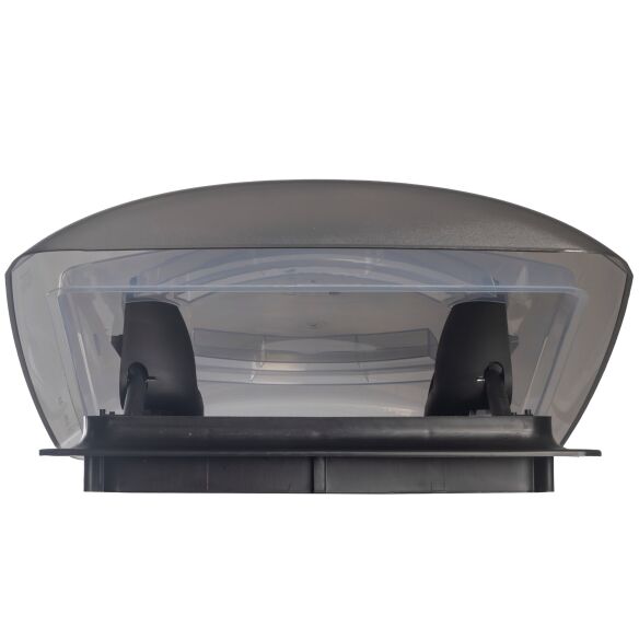 Dachhaube VisionVent S pro mit Fliegengitter und Verdunkelung, schwarz
