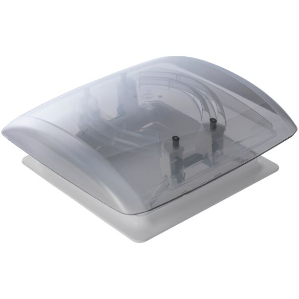 Dachhaube VisionVent S eco mit Fliegengitter, grau