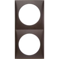 Rahmen 2-fach braun, lose 321/130-1