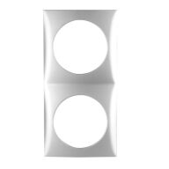 Rahmen 2-fach chrom matt, lose 321/133-1