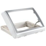 Dachfenster Midi Heki FL Kurbel mit Zwangsbelüftung, cremeweiß 206/388