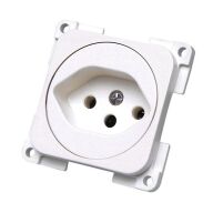 Steckdose CH weiß, lose 321/118-1