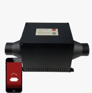 HeroCamper Elektrischer Warmluftbläser Heat 1500W mit Bluetooth/-App. CS0601