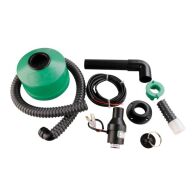 Elektrische WC-Entlüftung für CT 3000 und CT 4000, Türvariante weiß 301/160