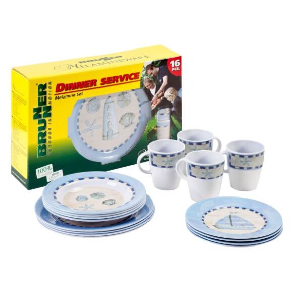 Odyssey 16-teiliges Geschirr-Komplettset