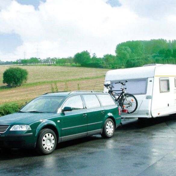 Aufnahme für Fahrradträger auf die Deichsel