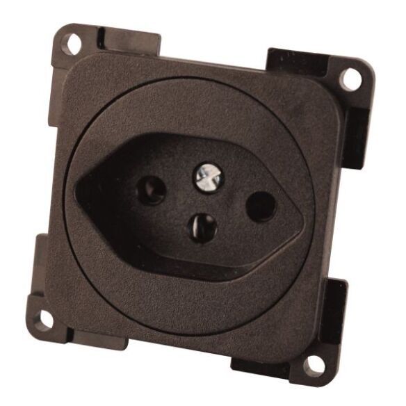 Steckdose CH, braun, lose