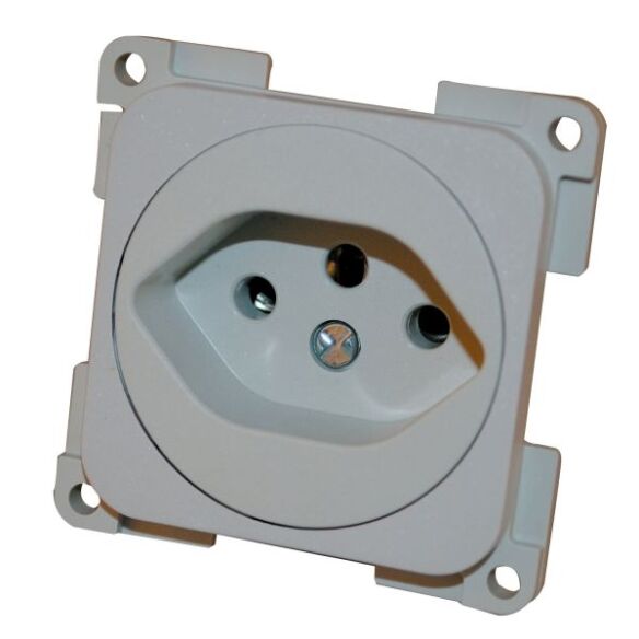 Steckdose CH hellgrau, lose
