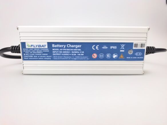 LiFePO4 Smart BMS 12.8 V 50 Ah Lithiumbatterie inkl. FlyBat Ladegerät