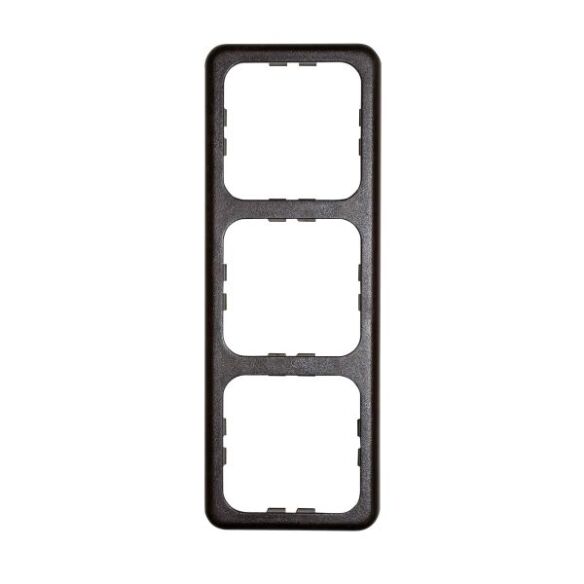 Abdeckrahmen braun, 3-fach