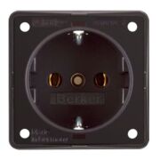 Steckdose Schuko, braun, lose 