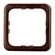Abdeckrahmen braun, 1-fach