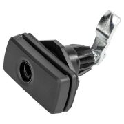 Drehspannverschluss Slim Line HSC- Steckzylinder, Farbe schwarz lose