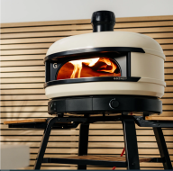 Gozney Gas- Pizzaofen Dome S1 Creme + Dome Gestell (3-tlg.) inkl. Pizza Starter Set GSPBNDE1623 Set