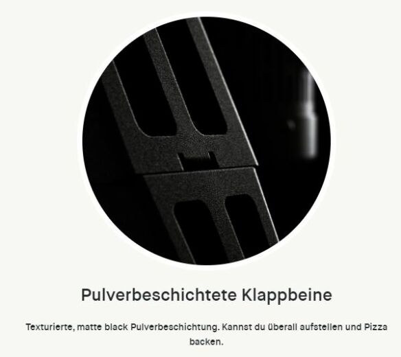 Gozney Pizzaofen Roccbox SET black inkl. Pizzaheber & Pizzawender + Abdeckhaube