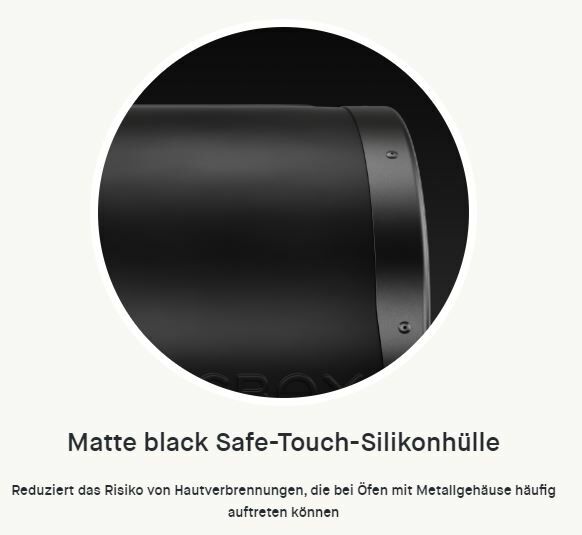 Gozney Pizzaofen Roccbox SET black inkl. Pizzaheber & Pizzawender + Abdeckhaube