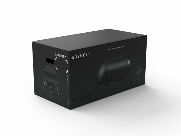 Gozney Pizzaofen Roccbox SET black inkl. Pizzaheber & Pizzawender + Abdeckhaube