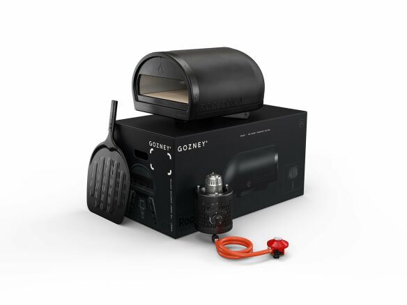 Gozney Pizzaofen Roccbox SET black inkl. Pizzaheber & Pizzawender + Abdeckhaube