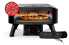 COZZE Gas Pizzaofen 13 CLASSIC Black Edition - mit rotierendem Pizzastein & Hitzeschild