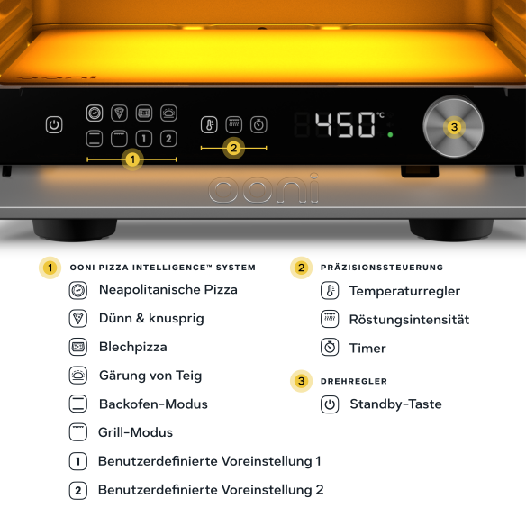 Ooni Volt 2 Elektro Pizzaofen, Polar White 230V