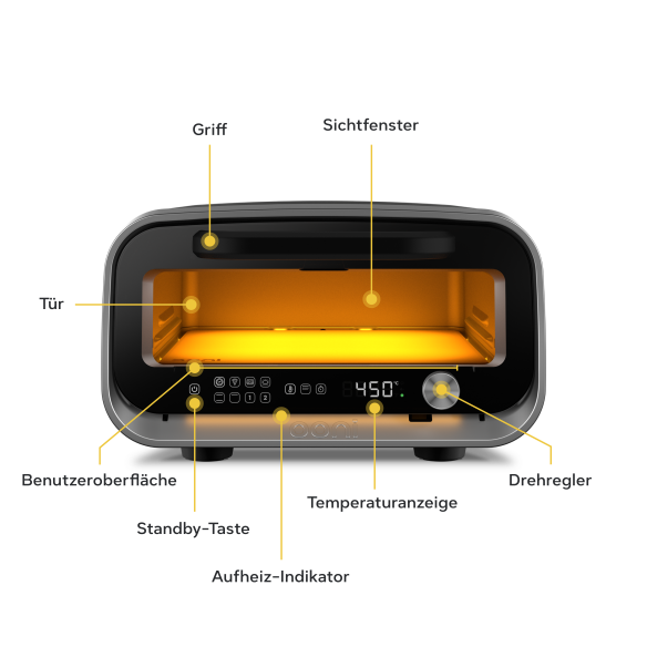 Ooni Volt 2 Elektro Pizzaofen, Polar White 230V
