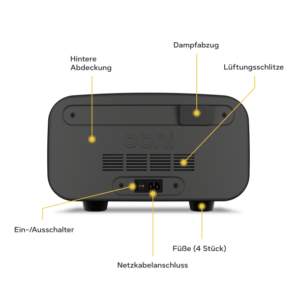 Ooni Volt 2 Elektro Pizzaofen, Polar White 230V