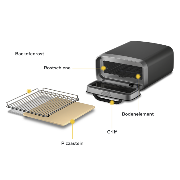 Ooni Volt 2 Elektro Pizzaofen, Polar White 230V