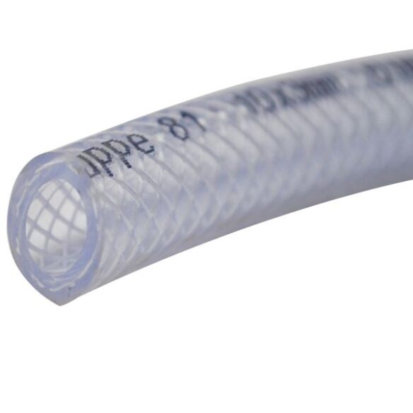 PVC-Heißwasserschlauch, transparent, 5 m