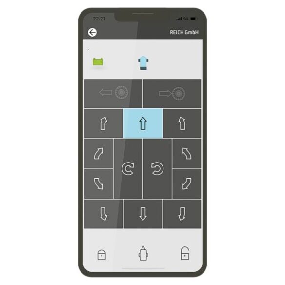 App-Steuerung für easydriver Rangierantriebe