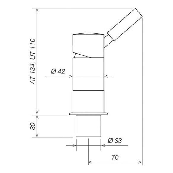 Einhebelmischer Keramik Trend E, UniQuick